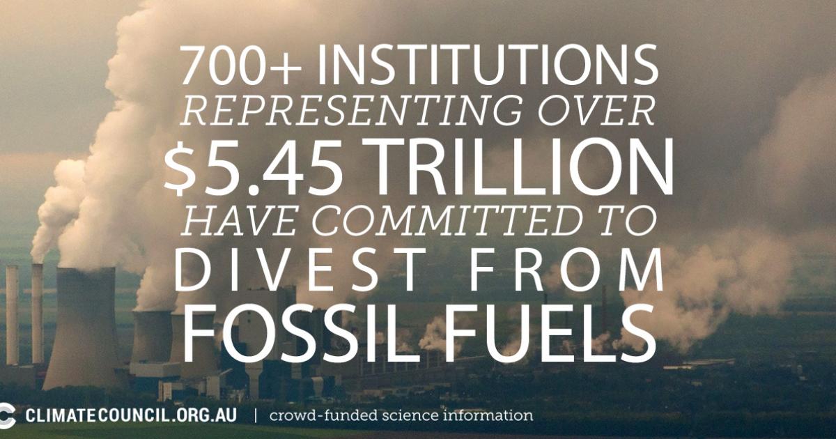 What You Need To Know About Fossil Fuel Divestment - Climate Council