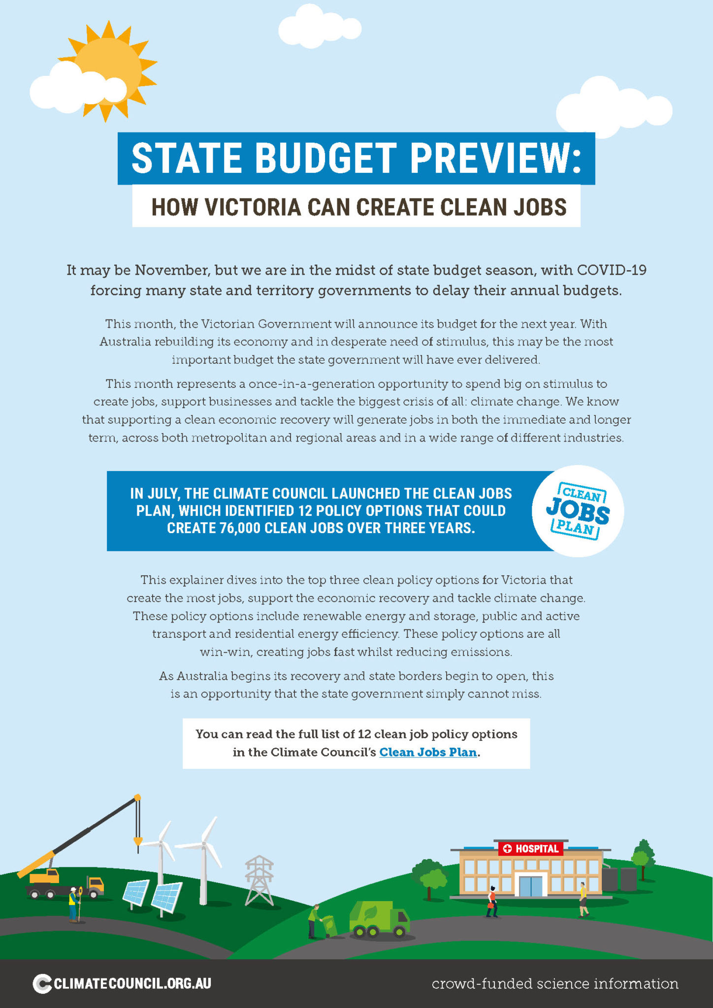 State Budget Preview How South Australia Can Create Clean Jobs