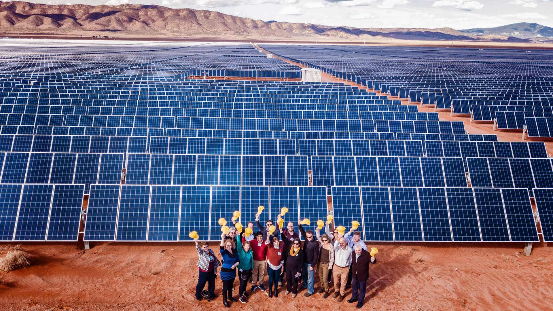 solar panels south australia people celebrating