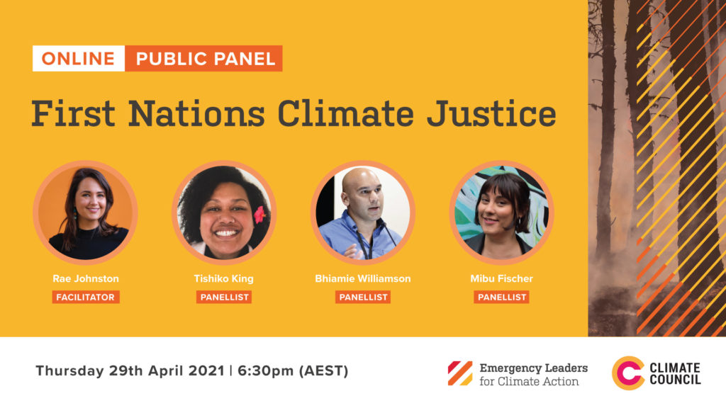 first nations climate justice panel spokespeople