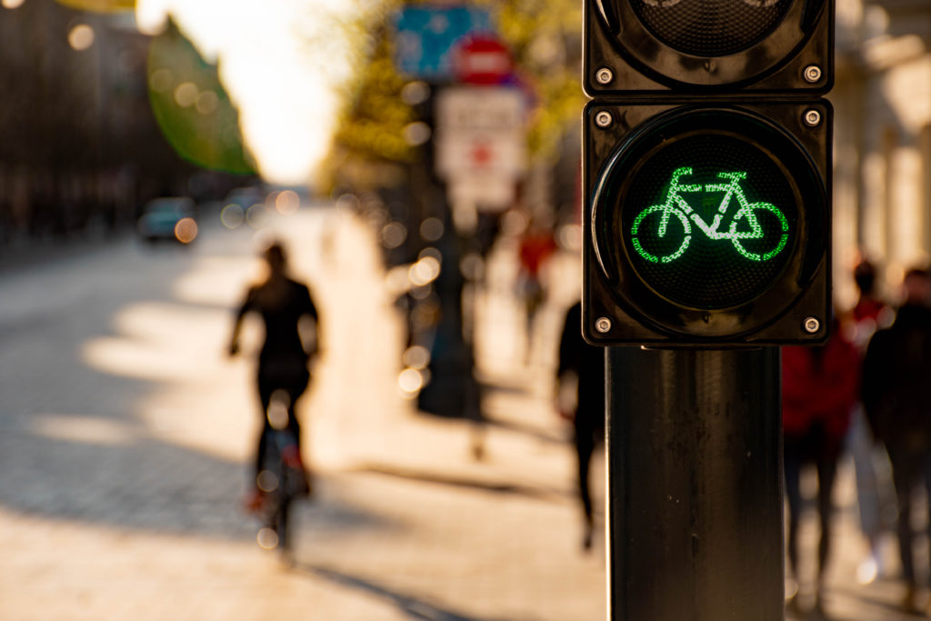 green light for bikes